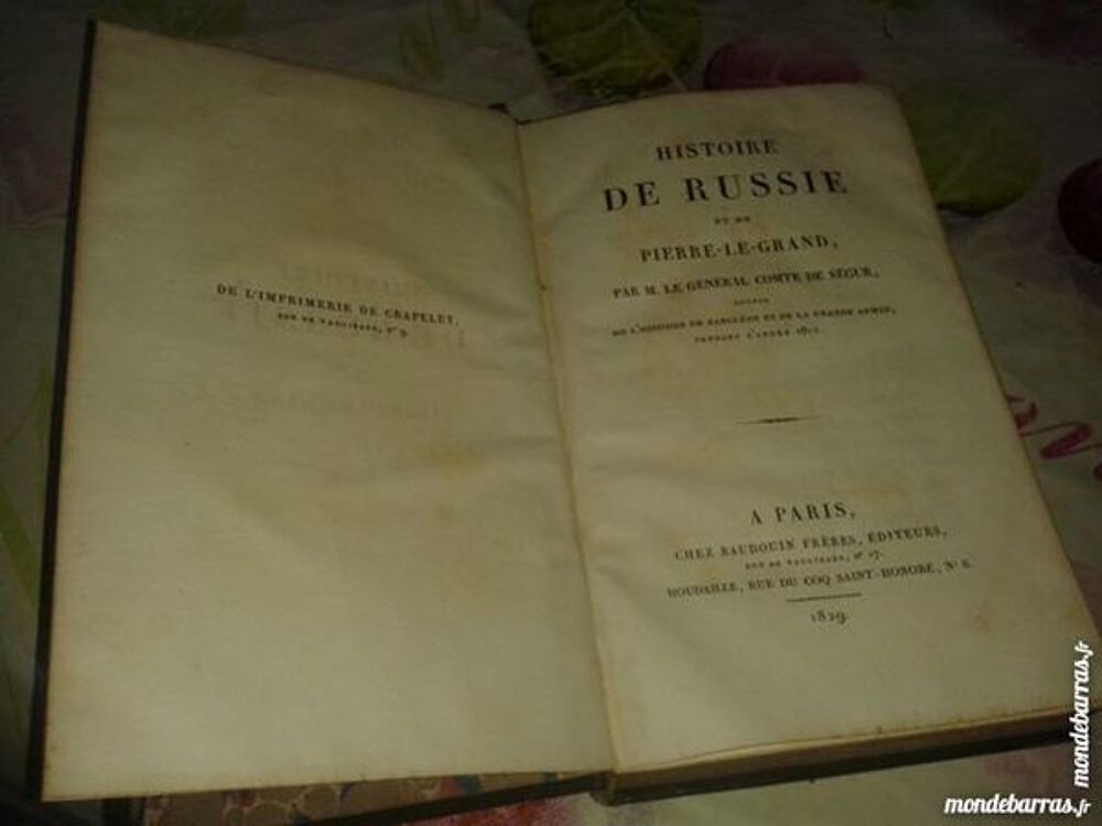 livre ancien Livres et BD