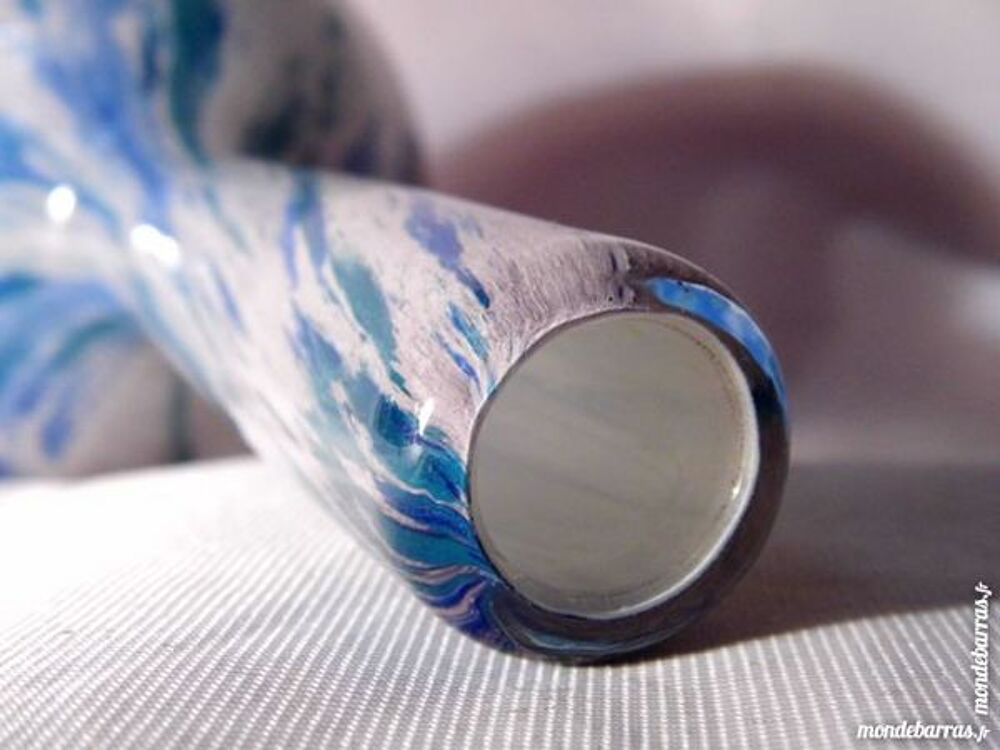 Soliflor vase verrerie de la bresles sign&eacute; H QUENU Décoration