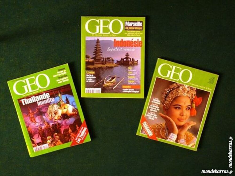 THA&Iuml;LANDE - INDONESIE - g&eacute;o / prixportcompris Livres et BD