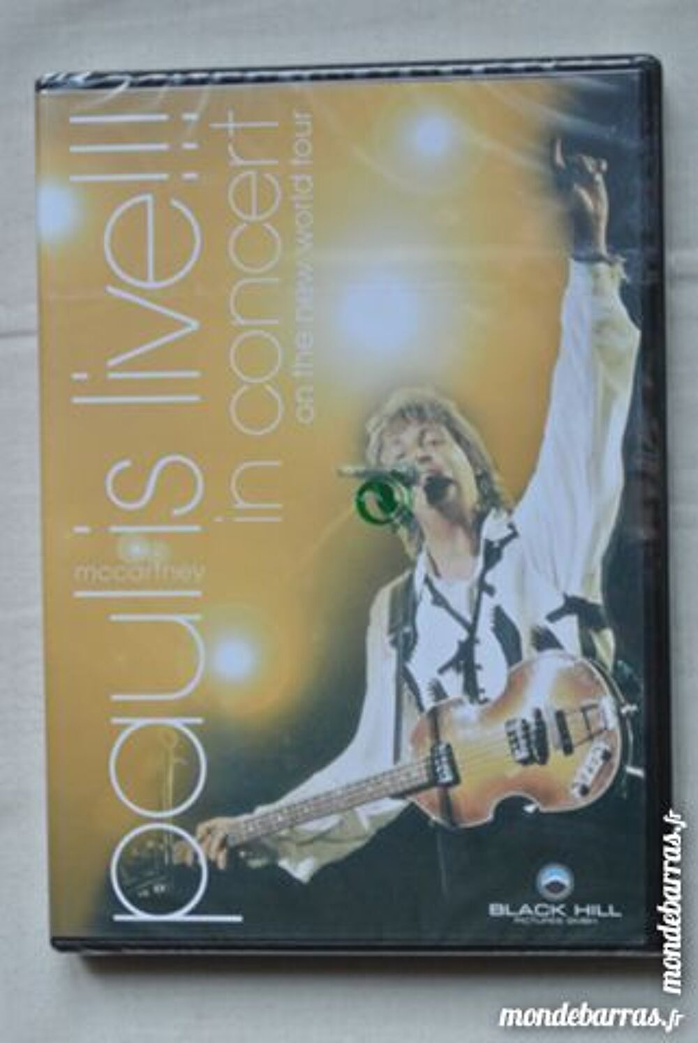 Paul Mac Cartney is live in concert ! DVD et blu-ray