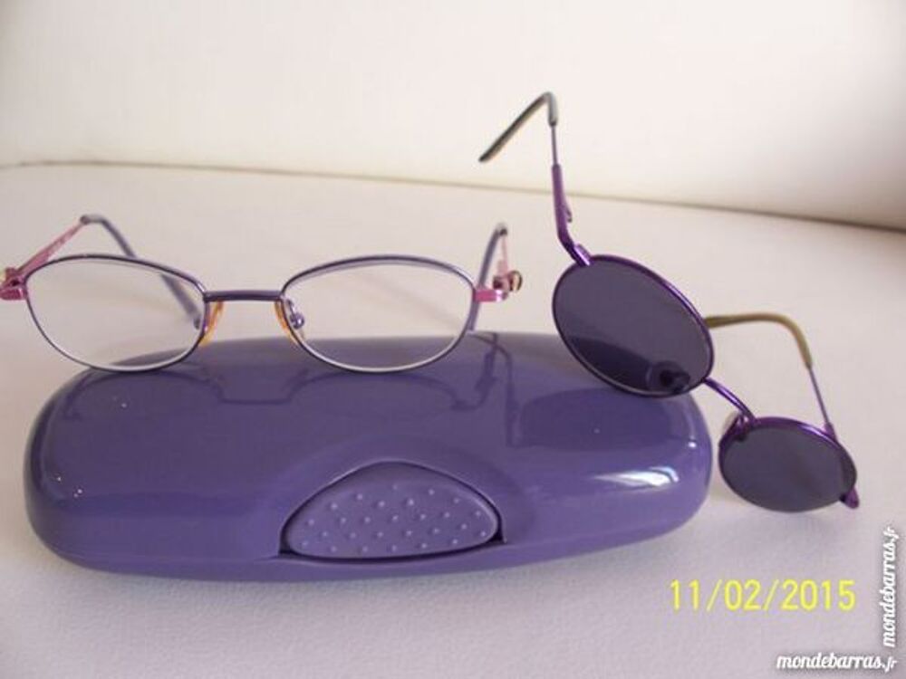 2 PAIRES DE MONTURES LUNETTES POUR PETITE FILLE Bijoux et montres