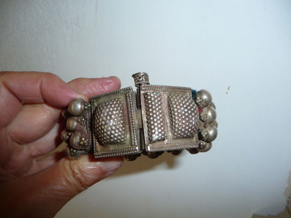 BRACELET VINTAGE VIEIL ARGENT RADJASTHAN INDE Bijoux et montres