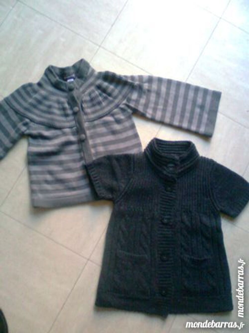 gilet ray&eacute; - gilet sans manches - 6 ans - zoe Vêtements enfants