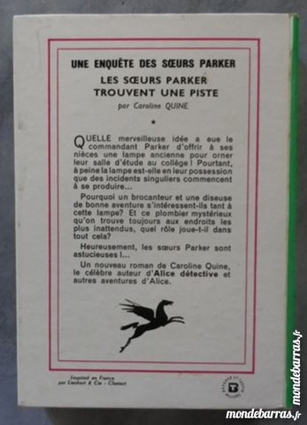 LES SOEURS PARKER TROUVENT UNE PISTE B VERTE N&deg;300 Livres et BD