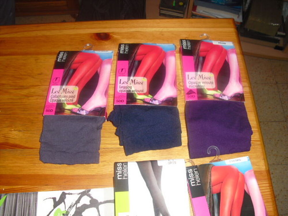 collants/legging NEUF MISS HELEN TAILLE 1 LOT DE 5 Vêtements