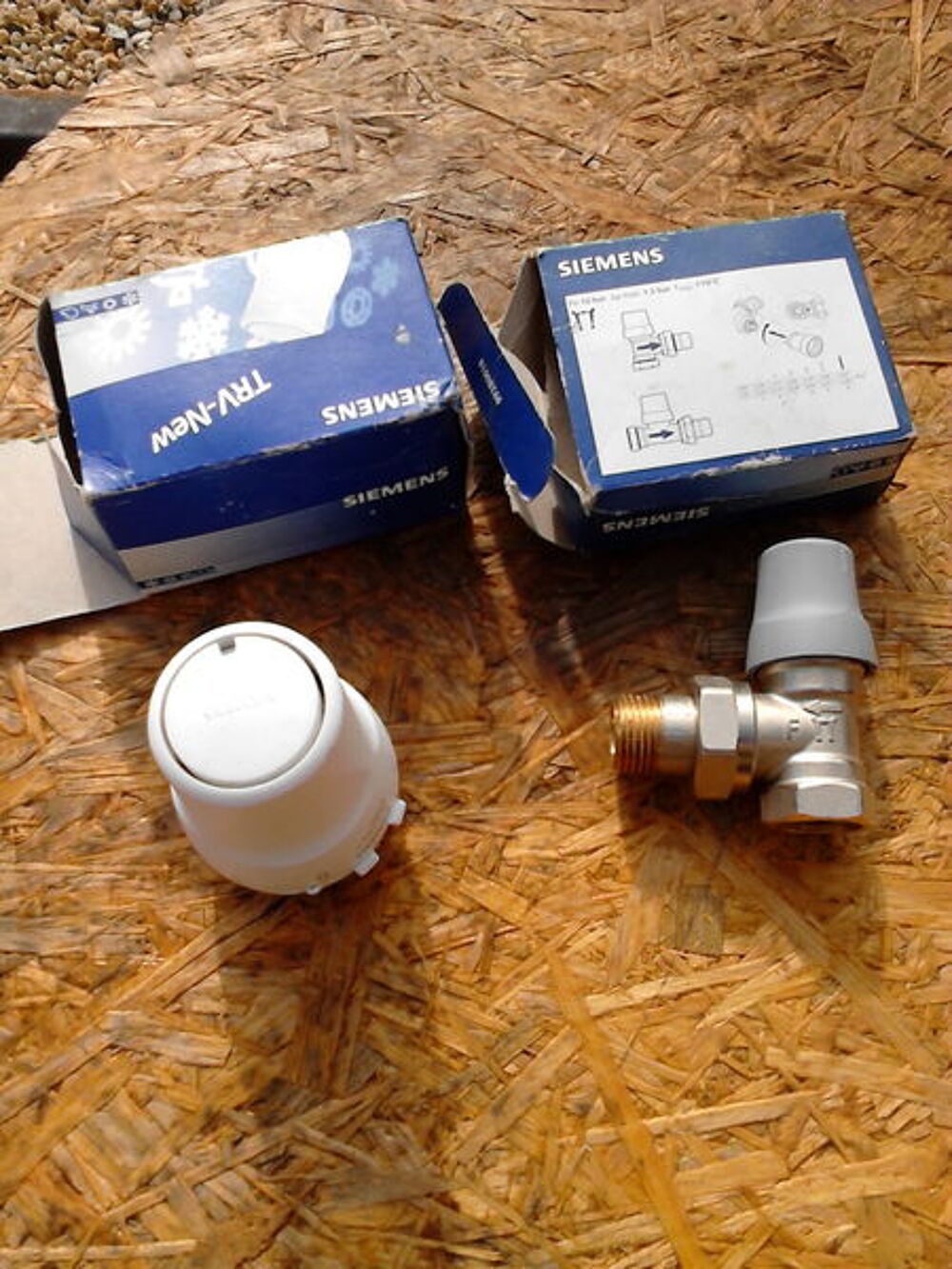 robinet de radiateur +bulbe thermostatique SIMEMENS Bricolage