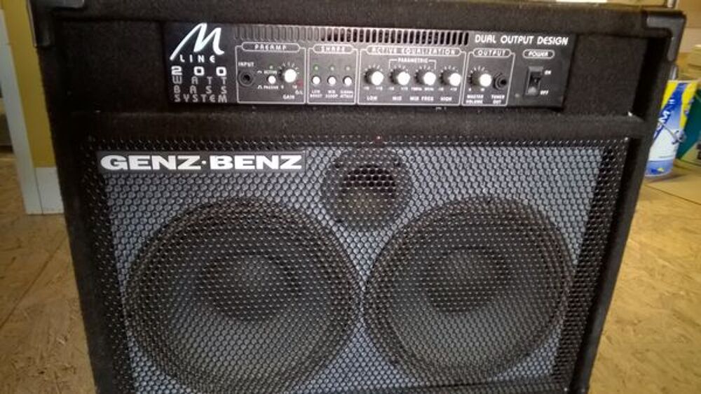 Ampli Basse Genz Benz 200watts combo Instruments de musique