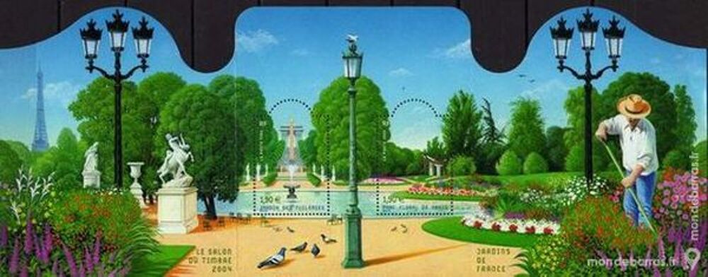 Feuillet N&deg; 70 NEUF -- Jardins de France. 