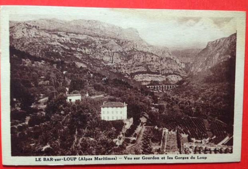 CPA ancienne Le Bar sur Loup - Alpes-Maritimes 