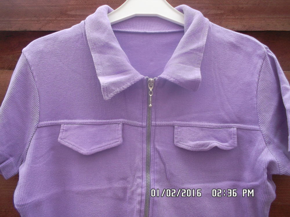 HAUT MAUVE*JUSTE 2E*KIKI60230 Vêtements