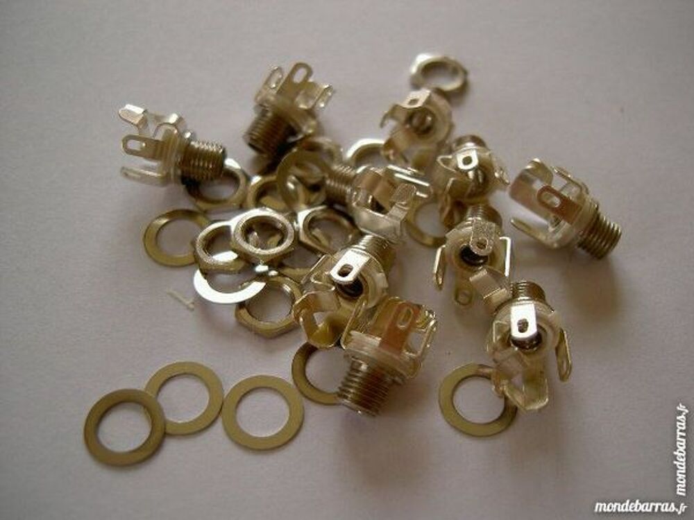 10 embases JACK 2.5mm, mono, Switchkraft Bricolage