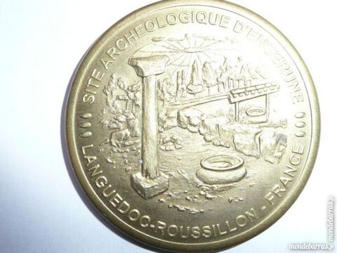 Médaille touristique Site Archéologique d'enserune 15 Bordeaux (33)