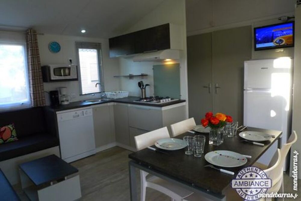   Mobilhome tout équipé pour 6 pers Cpg 4* Lac&Océan Aquitaine, Sanguinet (40460)
