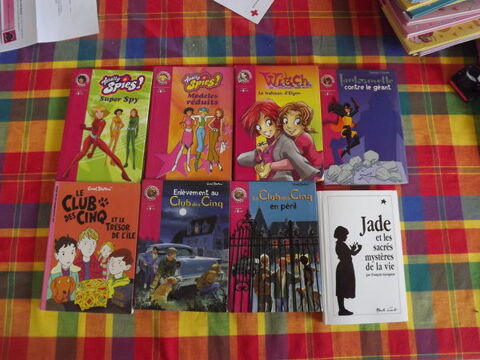 livre club des 5, fantomette, spice girl, jade, witch 2 Viriat (01)