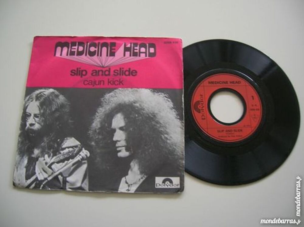 45 TOURS MEDICINE HEAD Slip and slide CD et vinyles