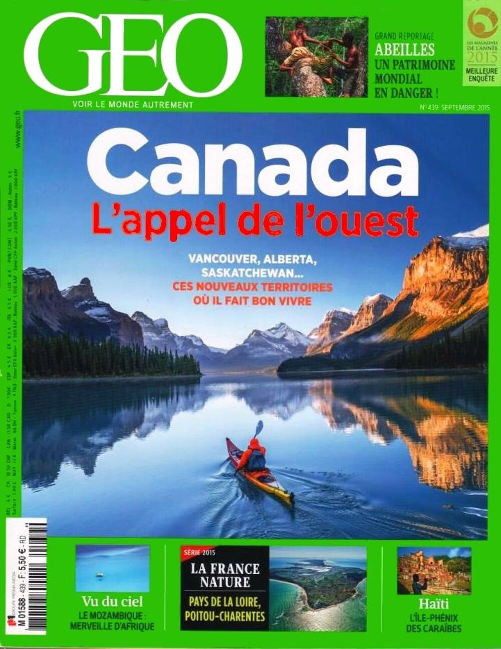 CANADA - g&eacute;o - VANCOUVERT / prixportcompris Livres et BD