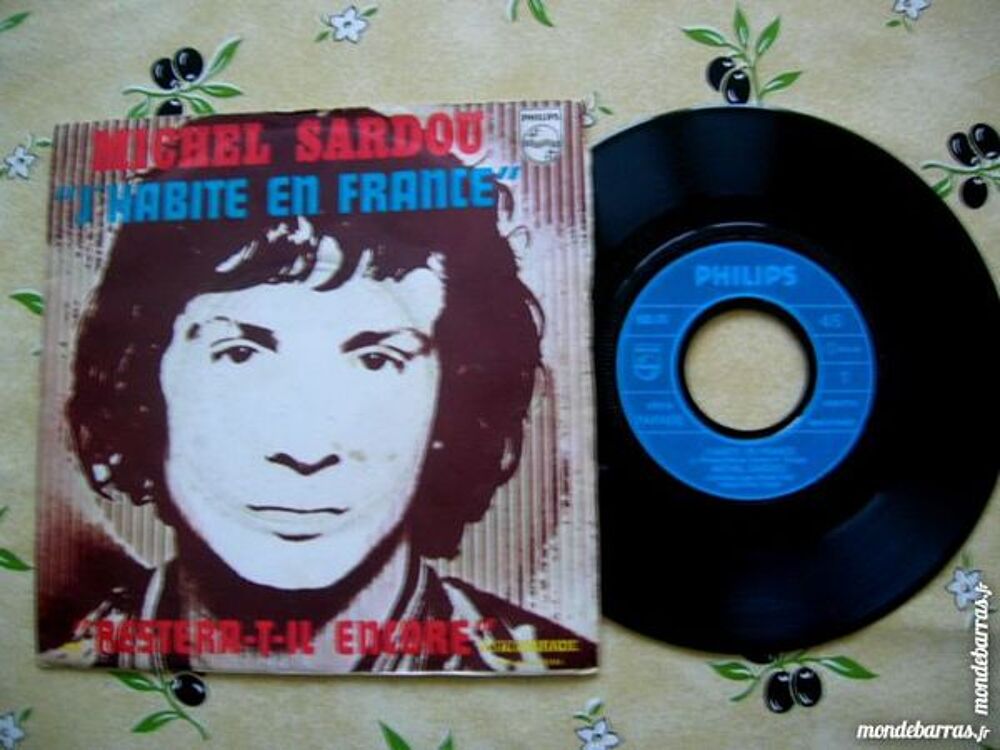 45 TOURS SARDOU J'habite en France CD et vinyles