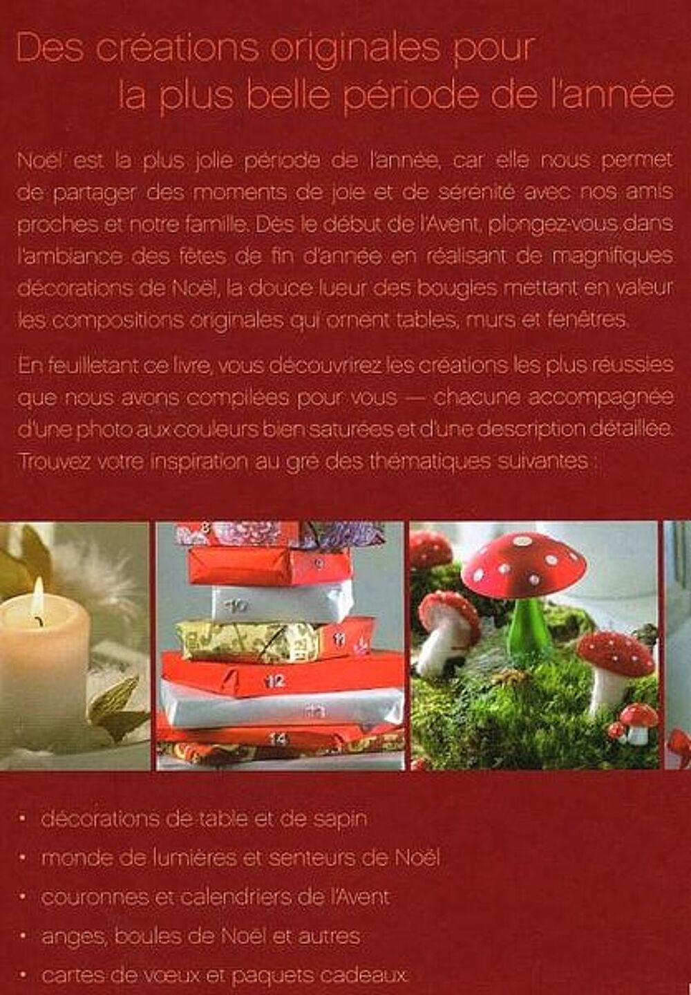 D&Eacute;CORATION DE NO&Euml;L / prixportcompris Livres et BD