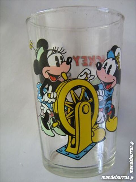 VERRE DECORE DESSIN ANIME MICKEY ET MINNIE BD 3 Brest (29)