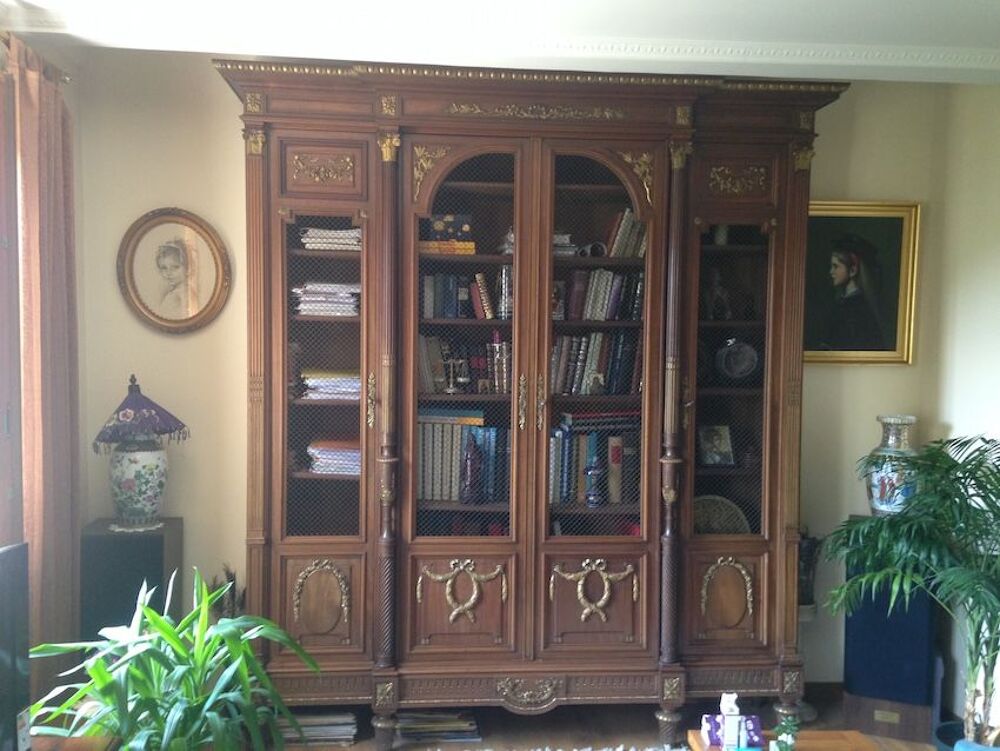 Biblioth&egrave;que style Louis XV Meubles