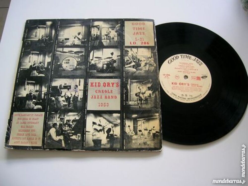 25 CM KID ORY'S CREOLE JAZZ BAND 1953 CD et vinyles