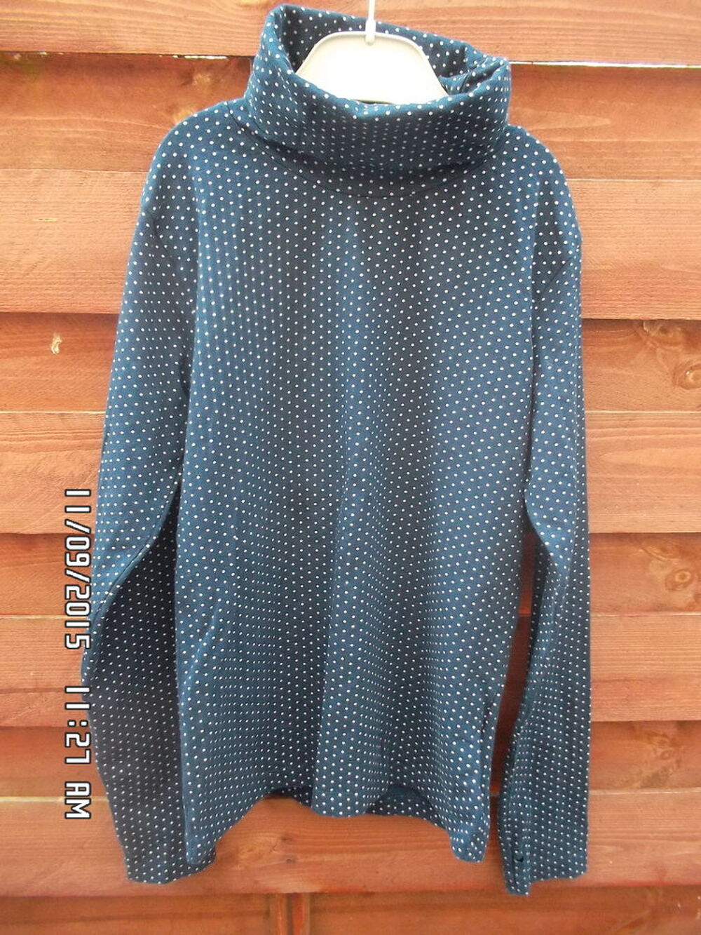 SOUS PULL BLEU MARINE A POIX DPAM*JUSTE 1E*KIKI60230 Vêtements enfants
