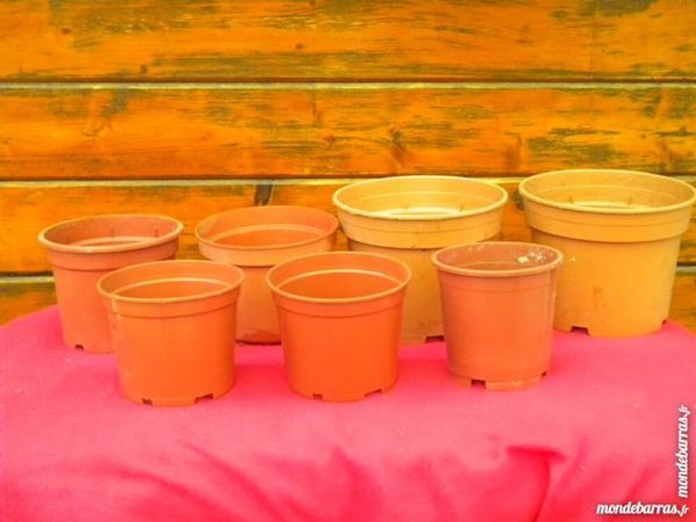 LOT de 7 POTS pour FLEURS Jardin