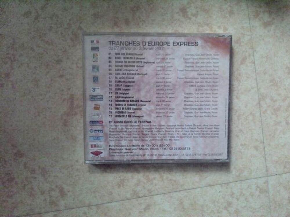 TRANCHES D'EUROPE EXPRESS 2001-2002 CD et vinyles