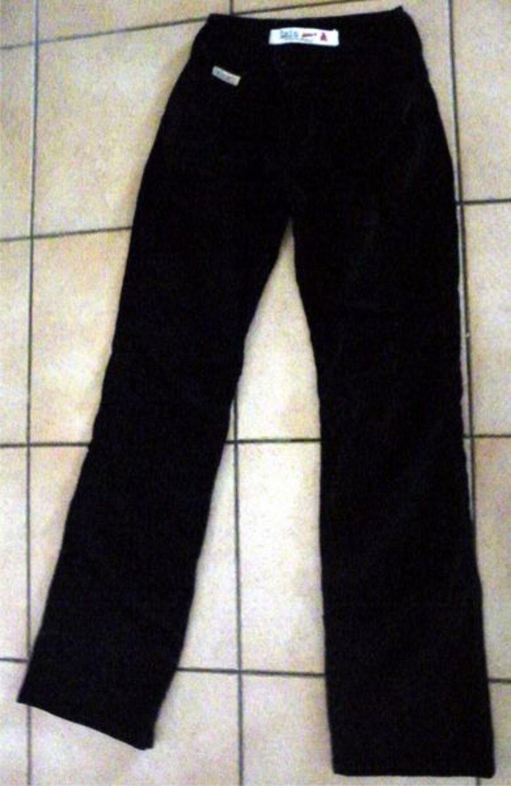 pantalon velour noir taille 34 marque lulu castagnette Vêtements