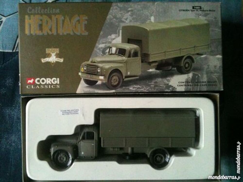 Corgi h&eacute;ritage citro&euml;n 55 militaire b&acirc;che Jeux / jouets