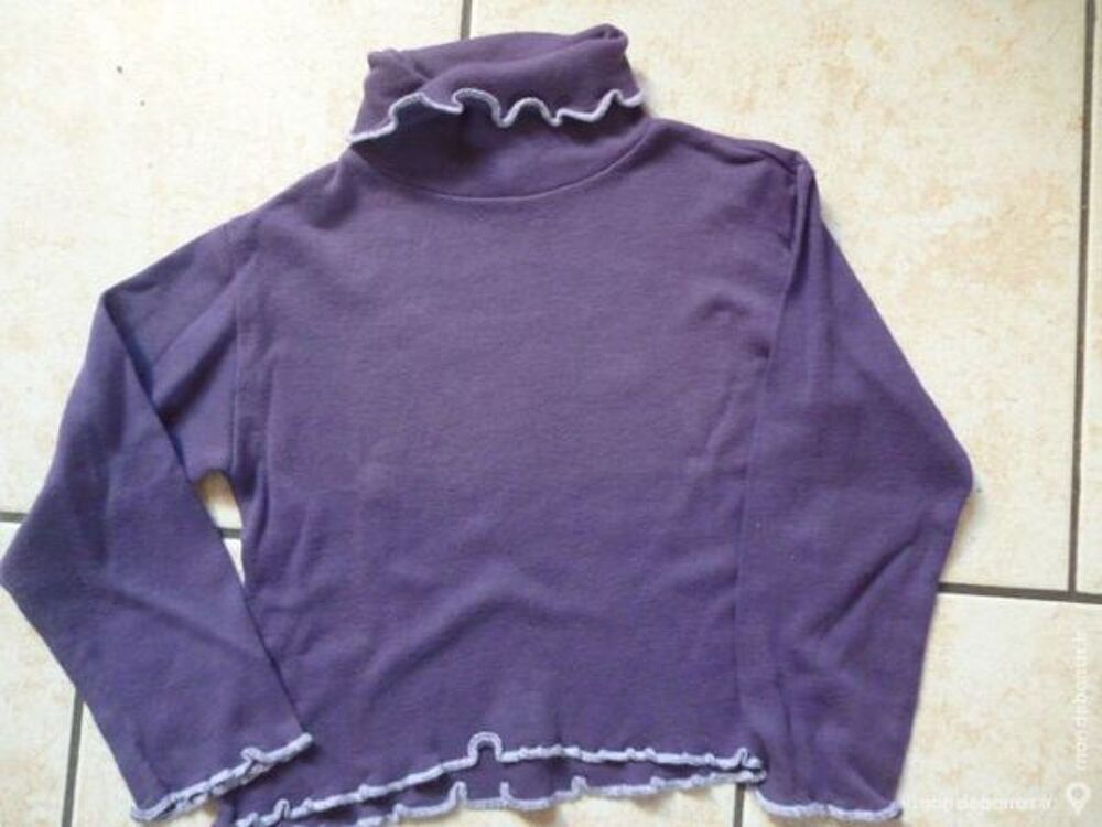 V&ecirc;tement fille Sous- pull Violet Taille 3/4 ans Vêtements enfants