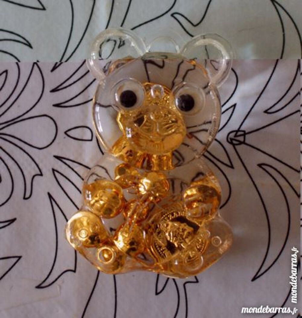 "Pendentif ""ours"" plastique transparent" Bijoux et montres