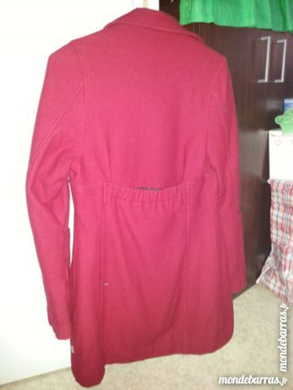 manteau rouge Vêtements