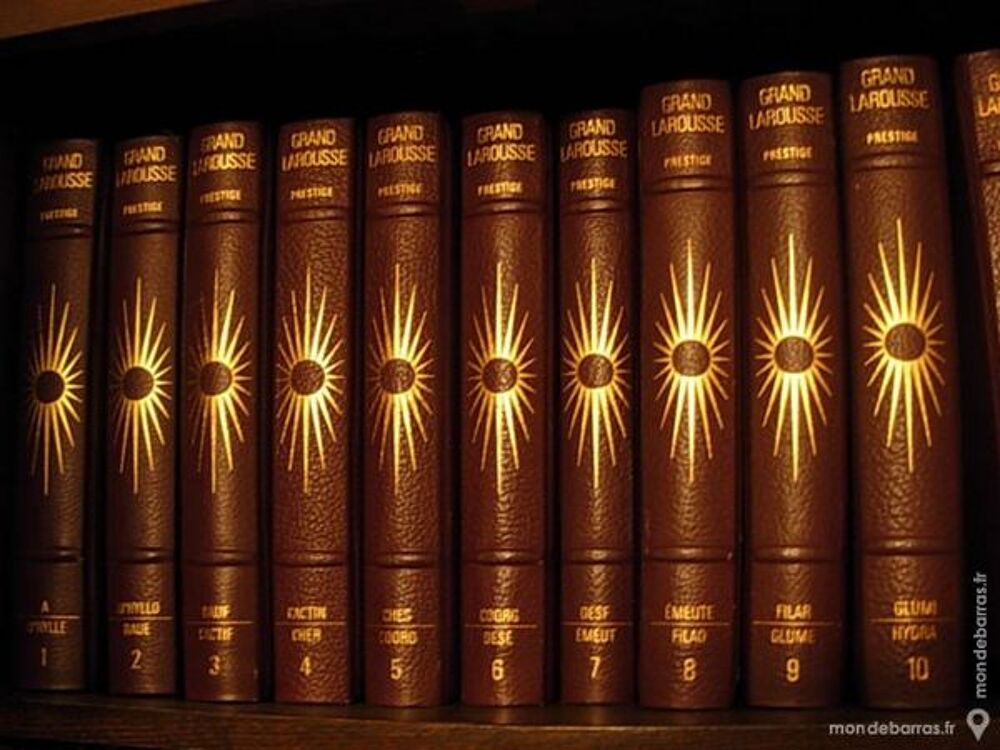 GRAND LAROUSSE Edition Prestige 22 Volumes Livres et BD