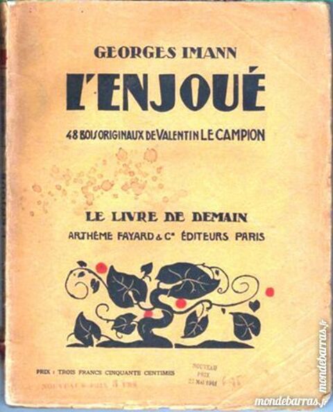 l'enjou� - Georges IMANN / les-livres-de-jac 12 Laon (02)