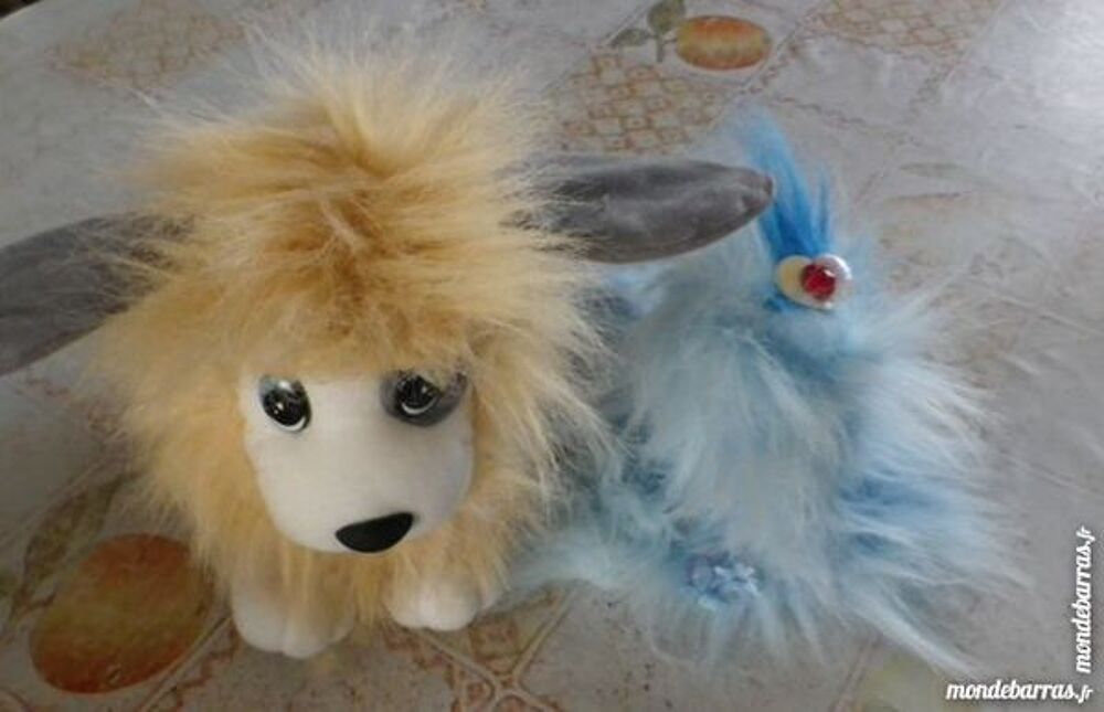 PELUCHE CHIEN 2 FOURRURES AMOVIBLES INTERCHANGEABL Jeux / jouets