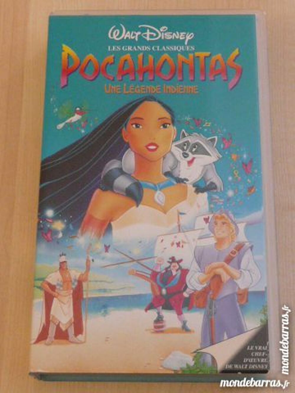 FILM VHS POCAHONTAS DVD et blu-ray