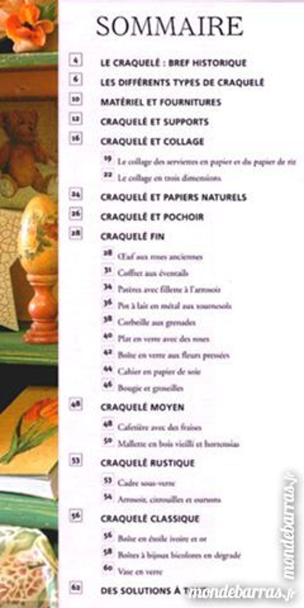 La peinture au CRAQUEL&Eacute; Livres et BD