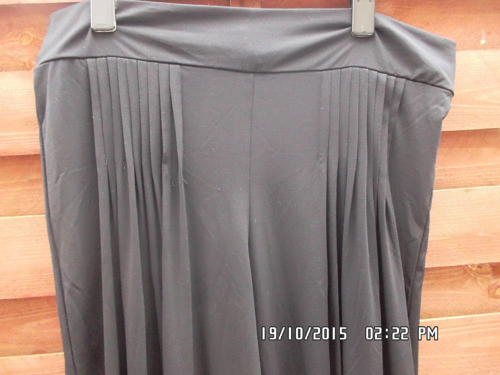 PANTALON NOIR LOANA T.4*JUSTE 3E*KIKI60230 Vêtements
