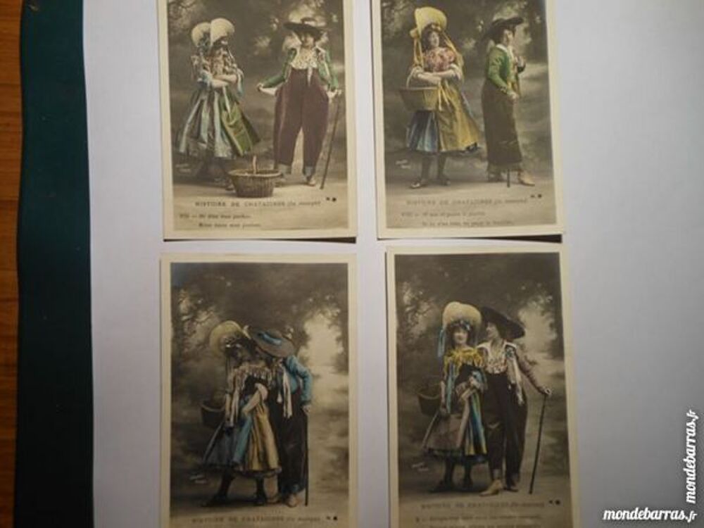 "CPA serie de 10 ""histoire de chataignes"" 32G2" 