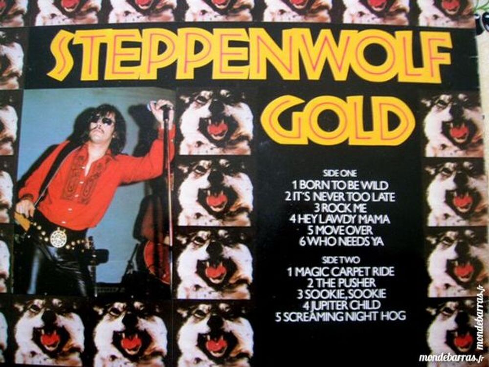 33 TOURS STEPPENWOLF Gold CD et vinyles