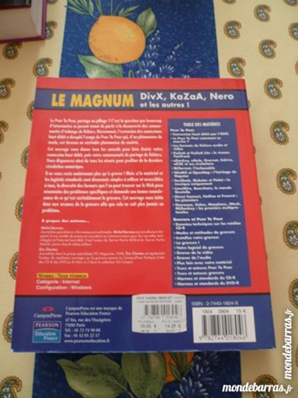 ordinateur logiciel n&eacute;ro divx kazaa informaticien Livres et BD