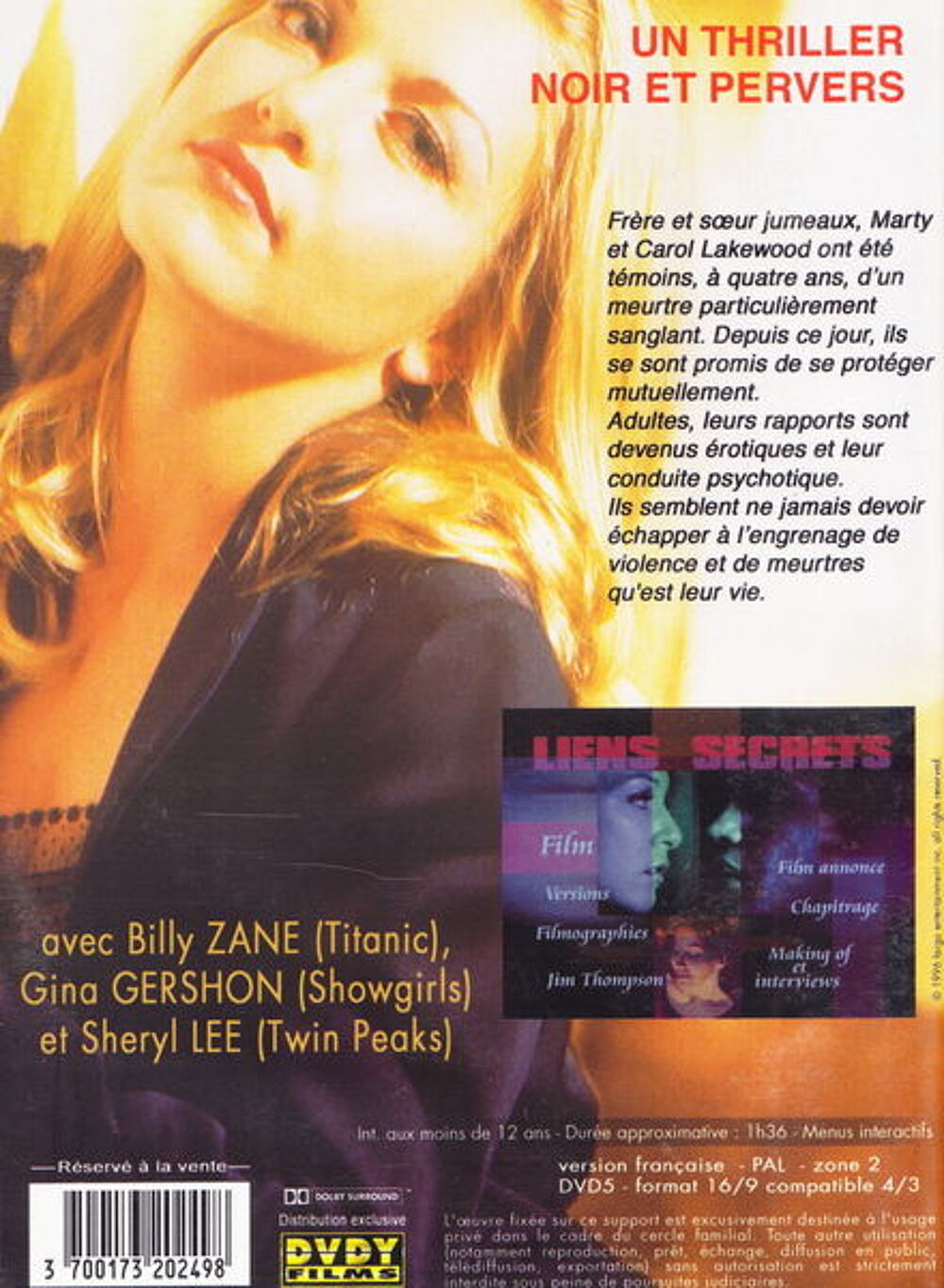 DVD Liens secrets
DVD et blu-ray