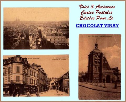 CHOCOLAT VINAY - CARTES POSTALES / prixportcompris 3 Lille (59)