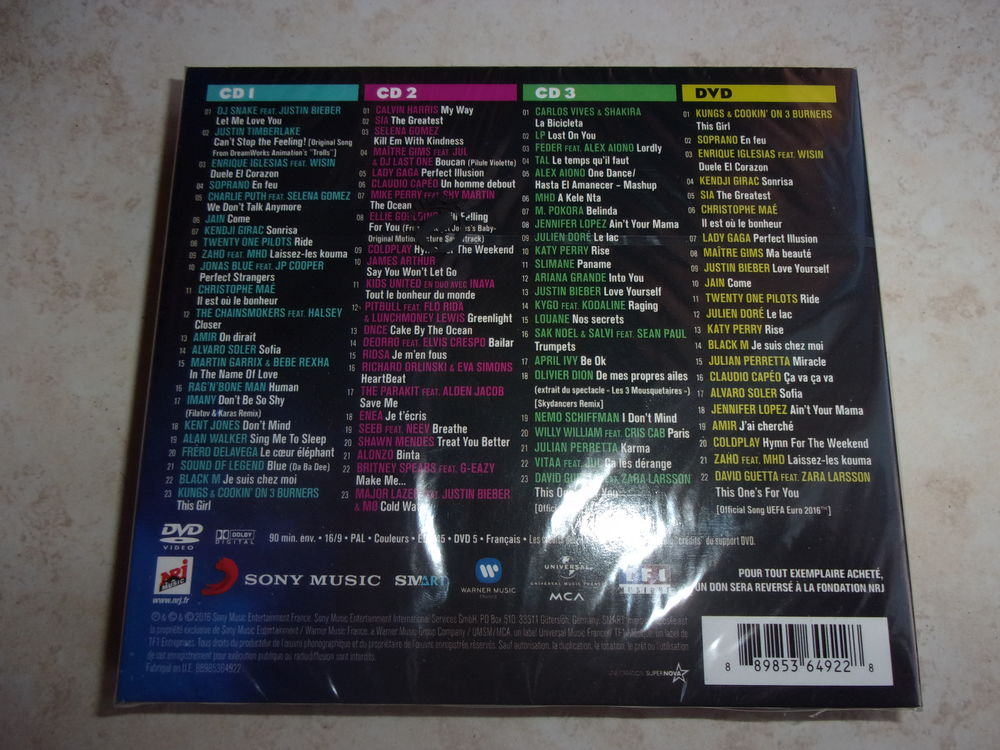 Compilation NRJ Music Awards 2016 (Neuve) CD et vinyles