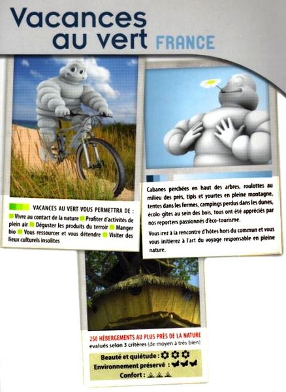 VACANCES AU VERT - MICHELIN / prixportcompris Livres et BD