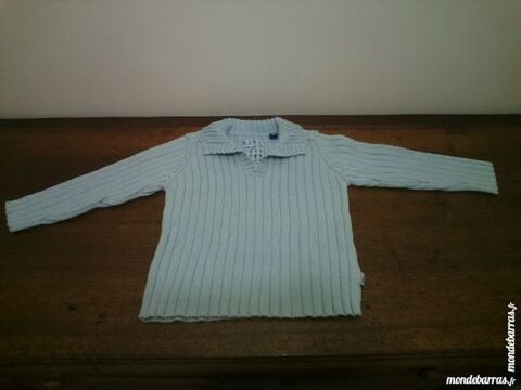 Pull de coton bleu clair Okaïdi 5 ans 5 Reims (51)