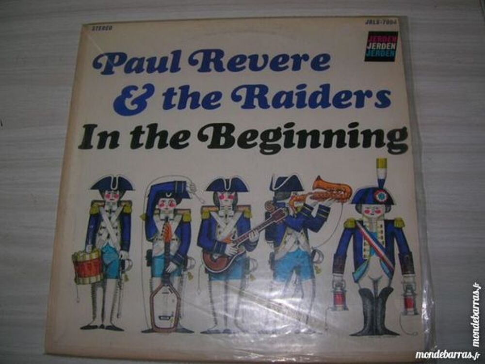 33 TOURS PAUL REVERE &amp; THE RAIDERS In the beginning ORIGINAL CD et vinyles