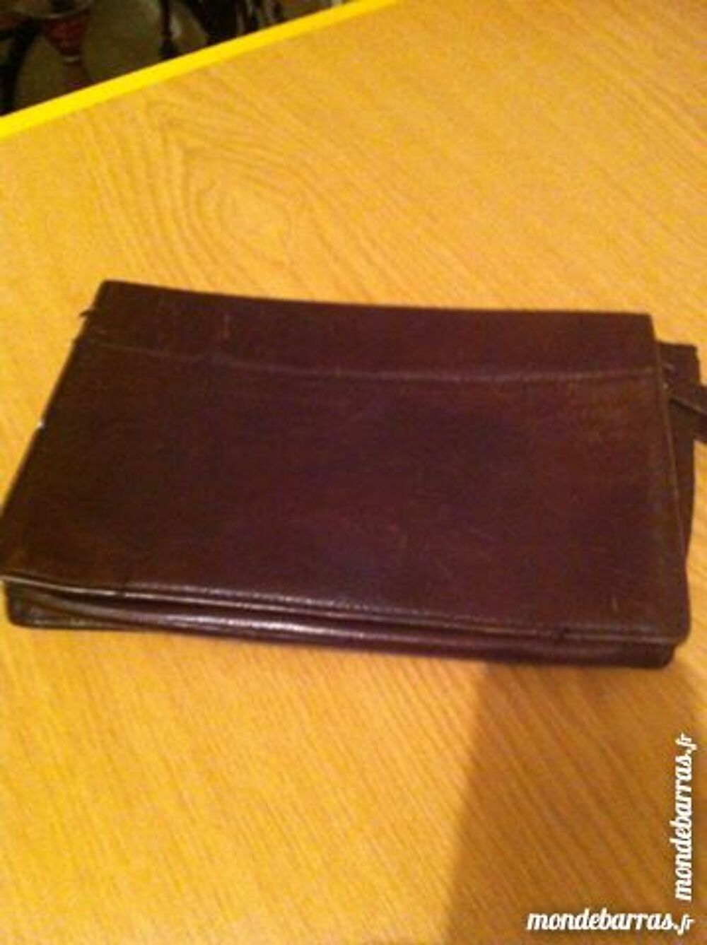 pochette homme en cuir Maroquinerie
