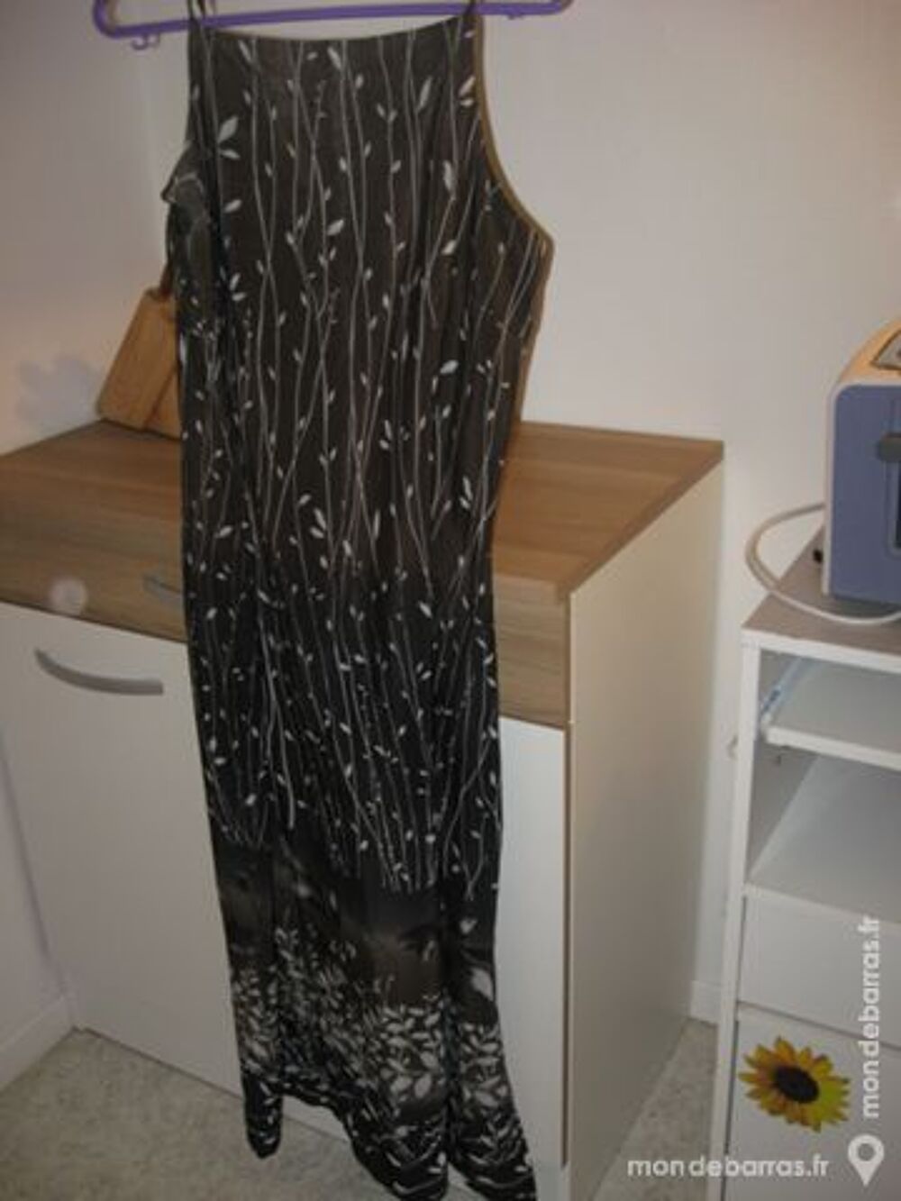 Robe longue marron Vêtements